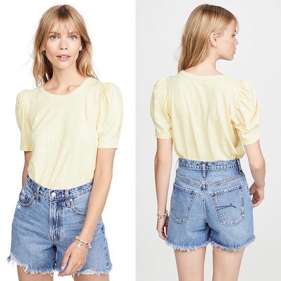 Velvet by Graham & Spencer Tops - Velvet Whit Tee Buttercup XS NWT